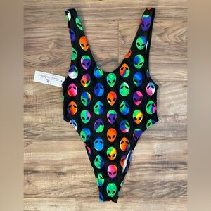 Rave Wonderland Alien bodysuit size M/L